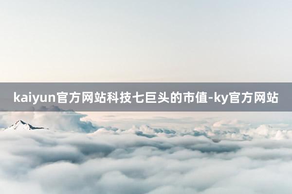 kaiyun官方网站　　科技七巨头的市值-ky官方网站